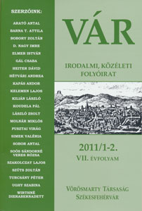 VÁR irodalmi, közéleti folyóirat 2011/1.-2.